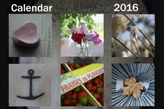 English calendar 2016
